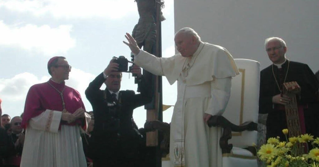 papa giovanni paolo ii a ischia