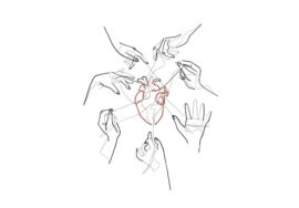 mani condivisione cuore